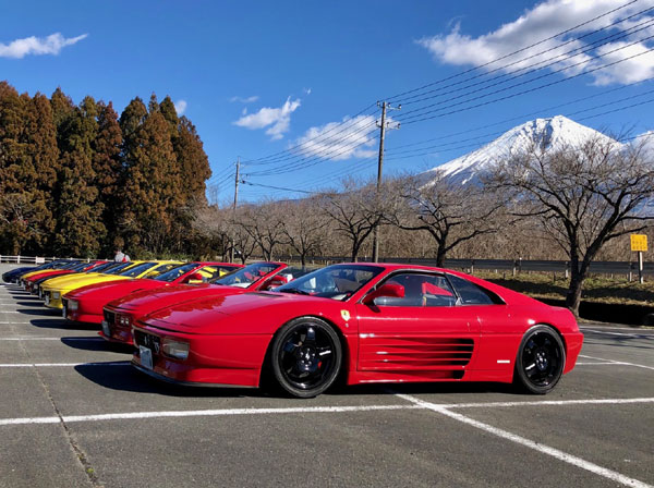 フェラーリ348　富士山